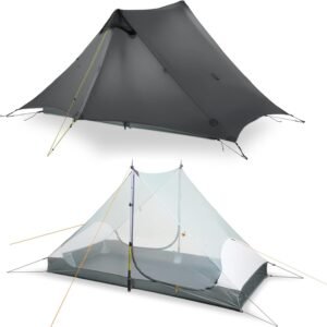 Ultralight 2-Person Backpacking Tent – Waterproof Lightweight Shelter for Hiking, Traveling and Mountain Camping