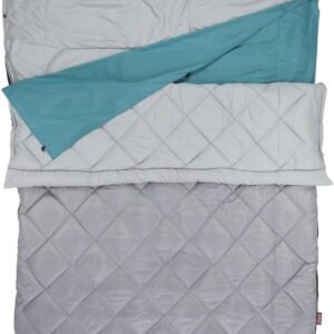 45°F Double Sleeping Bag,  Tandem Sleep Sack with Big & Tall Design, Zips Apart into 2 Sleeping Bags, Machine Washable