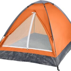 2 Person Camping Tent with Rain Fly and Carrying Bag - Lightweight Outdoor Pop Up Tents for Camping Essentials, Music Festivals, Backpacking, Hiking, or Beach Shelter by